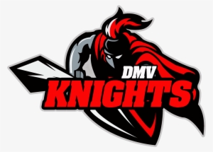 Dmv Knights - Basketball Logo Red Knight