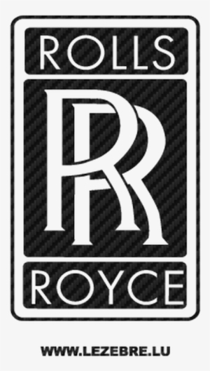 Rolls Royce Logo Carbon Decal - Rolls Royce Merlin Logo