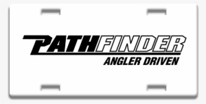 Aluminum License Plate - Pair Of Pathfinder Boats Outboards Decals Vinyl Stickers