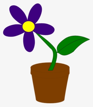 Flower With Vase Clip Art