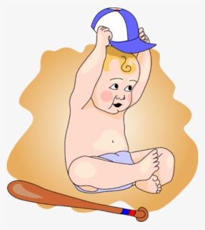 Image Baby Baseball Player Clip Art - Clip Art