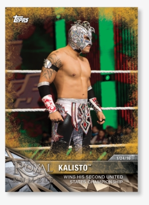 Kalisto 2017 Wwe Road To Wrestlemania Base Cards Poster - Poster