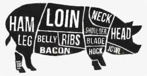 Pork Butcher Cuts[1] - Cuts Of Pig Transparent