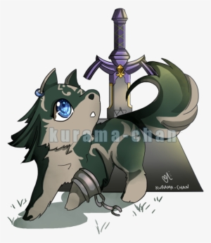 Chibi Wolf Link - Legend Of Zelda Wolf Link Chibi