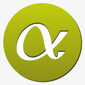 Alpha Trains Logo Sign Green Rgb - Circle