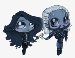 Chibi Yen And Geralt By 8 Bites - Geralt And Yennefer Chibi
