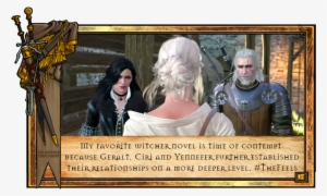 “my Favorite Witcher Novel Is Time Of Contempt Because - The Witcher