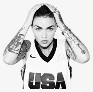 Recycled Novelty What Ruby Rose Sensation Says About - Ruby Rose Black And White
