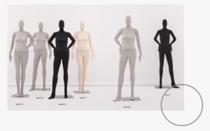 Ralph Pucci Sizes Mannequins - Standing