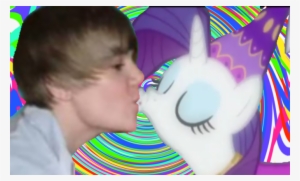 Justin Bieber My Little Pony - Justin Bieber Riding On A Pony