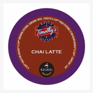 Timothy's Indulgence Chai Latte K-cup® Pods - Timothy's Chai Latte K-cup Portion Pack, White