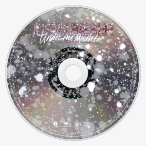 Justin Bieber Under The Mistletoe Cd Disc Image - Justin Bieber Under The Mistletoe Cd