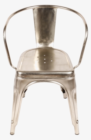Iron Bar Chair With Steel Finish - Chair