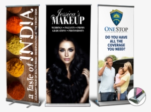 Retractable Banners Retractable Banners - Banner Make Up Vertical