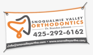 Outdoor Orthodontic Vinyl Banner - Vinyl Banners