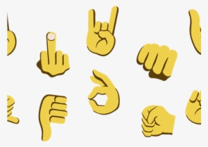 Hand Emoji Clipart Clasped Hand - Significado De Las Manos Emojis