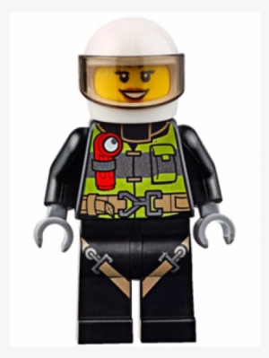 Reflective Stripes With Utility Belt And Flashlight, - Lego City 60108 Fire Response Unit Building Kit