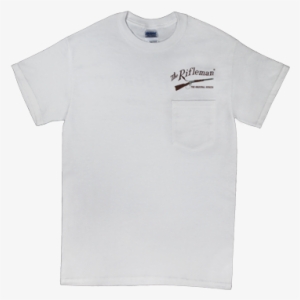 White Short Sleeve T Shirt W/ Pocket - White Tee
