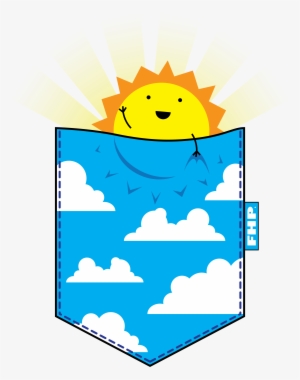 "pocket Full Of Sunshine" T-shirt Pocket Design - Pocketful Of Sunshine Clipart