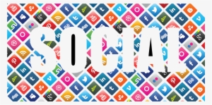 Download Background Social Media Icons - Social Media