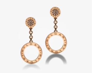 Bvlgari Bvlgari Pave Diamond Earrings, , Earrings, - Bvlgari Bvlgari Pave Diamond Earrings