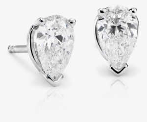 Pear Cut Diamond Studs - Pear Cut Diamond Stud Earrings