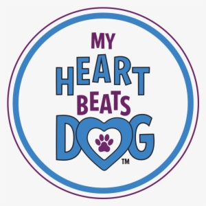 My Heart Beats Dog Magnet For Dog Lovers - Logo