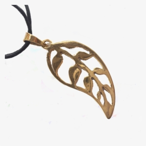 Angkor Bullet Jewellery Cambodia Jewellery Brass Leaf - Pendant