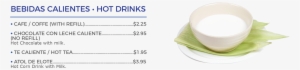 Bebidas Calientes - Drink