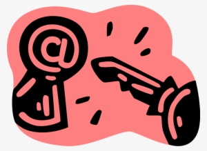 Vector Illustration Of Security Password Key Unlocks