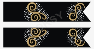 Gold Swirl Glitter And Rhinestone Cheerleader Bows - Hotfix