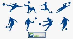 Football Players Hitting Football Free Psd Mockup - Soccer Player Ornament (round)