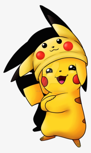 Banner Freeuse Library Pikachu Ketchum Pok Mon - Cute Pikachu With Hat