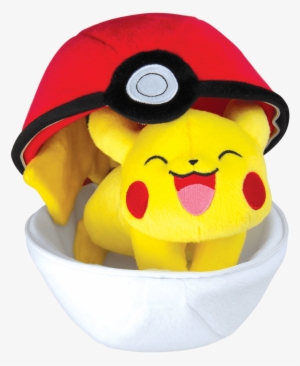 1 Of - Pokémon Zipper Poké Ball Plush, Pikachu And Poké Ball