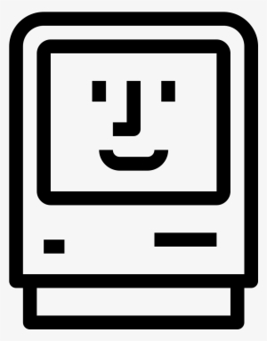 Happy Mac Icon - Old Mac Computer Icon