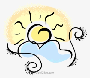 Sunrise/sunsets Royalty Free Vector Clip Art Illustration