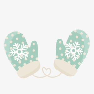 Cute Mittens Svg Scrapbook Title Winter Svg Cut File - Mittens Svg Free
