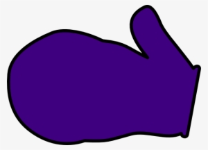 Small - Purple Mitten