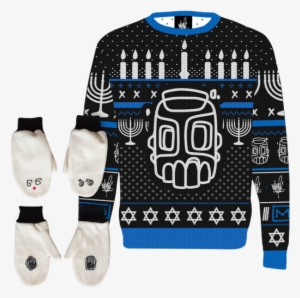 Hanukkah Sweater & Mittens Bundle - Sweater