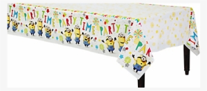 Minions Plastic Table Cover - Amscan Minions Table Cover Birthday Party Supplies
