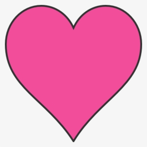 Pink Heart Clip Art At Clker - Free Pink Heart Clipart