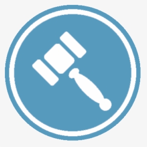 Gavel Logo Blue - Governance Icon Png Blue