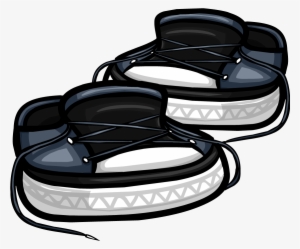 Slate Untied Sneakers Icon - Club Penguin Sneakers