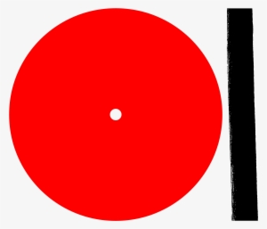 30 102k Minimal Turntable Red Black On White 15 Oct - Ville De Saint Etienne