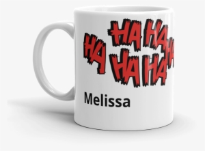 Personalized Comic Hahaha Mug - Mug