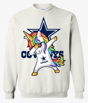 Dallas Cowboys Unicorn Dabbing Shirt Hoodie Tank Allbluetees - Dog Lover Design In T Shirt