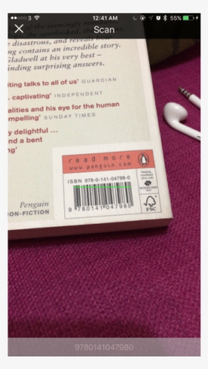 Scanning A Barcode - Barcode