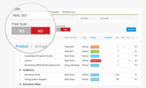 Want To Add An Asset That's Not On The List Toggle - Warehouse