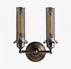 Industrial Mesh Cage Wall Light Metal - Mesh