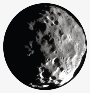 This Oddball Moon Is One Of Saturn's Darkest, Absorbing - Saturn's Moon Phoebe